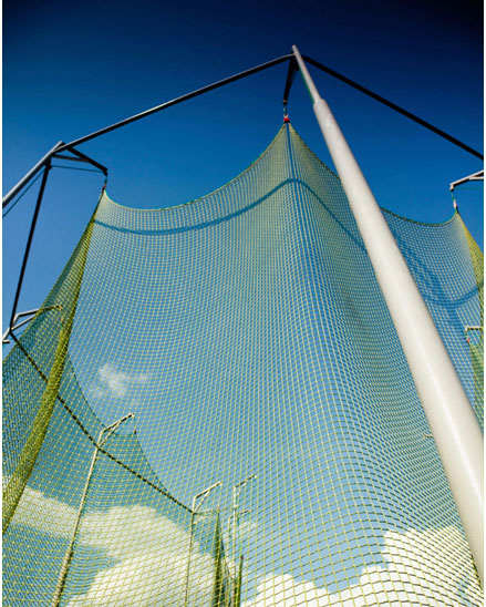 Nets panels for fencing and protection